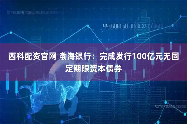 西科配资官网 渤海银行：完成发行100亿元无固定期限资本债券